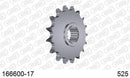 BMW F650GS 2008-2012 - AFAM Front Sprocket, 525 (OE Pitch), Steel  - 17T (orig size), fits Rear Sprocket Bolt M8 - 166600-17 - P3 Tuning