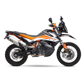 KTM 890 Adventure / R - (2021-2023) Yoshimura Stainless RS-4 Street Series Slip-on with Carbon End Cap