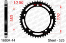 Kawasaki Ninja H2 (1000cc) 2015-2026 - AFAM Rear Sprocket, 525 (OE Pitch), Steel - 44T (orig size) - 16804-44 - P3 Tuning