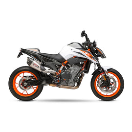 KTM 790 Duke - (2018-2020) Yoshimura Street AT2 Slip-on Stainless with Carbon End Cap