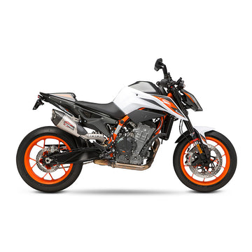 KTM 890 Duke / R / GP - (2020-2021) Yoshimura Street AT2 Slip-on Stainless with Carbon End Cap