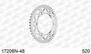 Kawasaki KX250 / X / XC 2021-2026 - AFAM Rear Sprocket, 520 (OE Pitch), Alu - 48T, 114 links reqd, fits X - 17206N-48 - P3 Tuning