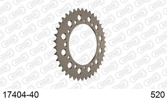 Kawasaki ZX-6R 1995-1997 - AFAM Rear Sprocket, 520 conversion, Alu - 40T (orig size) - 17404-40 - P3 Tuning