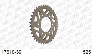 Kawasaki Z1000SX 2013-2020 - AFAM Rear Sprocket, 525 (OE Pitch), Alu - 39T, 112 links reqd - 17610-39 - P3 Tuning