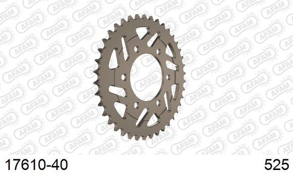 Kawasaki Ninja ZX 7 RR N1,N2,N,N 1996-1999 - AFAM Rear Sprocket, 525 (OE Pitch), Alu - 40T, 110 links reqd - 17610-40 - P3 Tuning