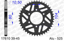 Kawasaki ZX-10R / RR 2016-2020 - AFAM Rear Sprocket, 525 (OE Pitch), Alu - 40T, 116 links reqd - 17610-40 - P3 Tuning