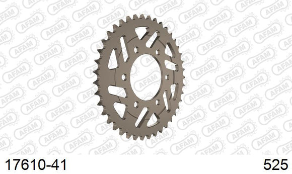 Kawasaki ZX-9R Ninja 2002-2004 - AFAM Rear Sprocket, 525 (OE Pitch), Alu - 41T (orig size) - 17610-41 - P3 Tuning