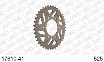 Kawasaki ZX-10R / RR 2020-2021 - AFAM Rear Sprocket, 525 (OE Pitch), Alu - 41T (orig size) - 17610-41 - P3 Tuning