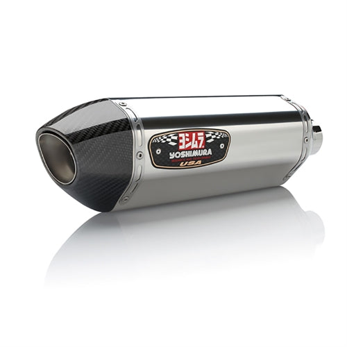 HUSQVARNA 701 Supermoto / Enduro (690cc) - (2016-2022) Yoshimura Stainless R77 Slip-on with Carbon End Cap - Race Series - Removable Baffle