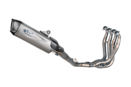 Kawasaki ZX-6R - 2009 - 2025 - RACING full system titanium headers with FORCE EVO silencer + carbon fiber shield