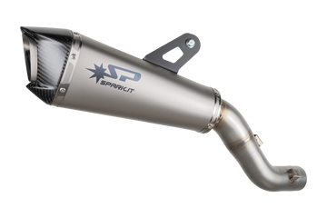 Ducati MULTISTRADA V4 2021 -  - Konix EVO silencer with carbon end cap and connecting pipe