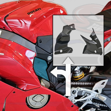 Flamingo Corse - DUCATI PANIGALE V4 / S 2025 STREETFIGHTER V4 2025 Carbon fiber upper fairing covers