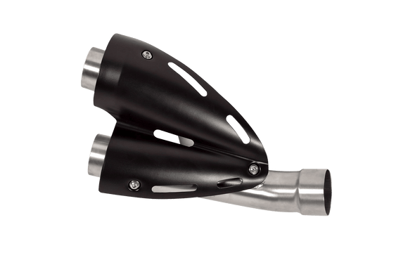 Ducati Monster 1100 EVO (11-13) —  1 into 2 stainless steel pipe - to be mounted with Spark silencers