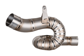 Triumph STREET TRIPLE S 660 A2 -2017 - 2022  TITANIUM Racing Link pipe for Spark Silencer