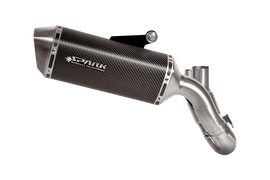 Ducati HYPERMOTARD 821 / HYPERSTRADA 2013 - 2015 - FORCE silencer + 2in1 stainless steel pipe low mounting