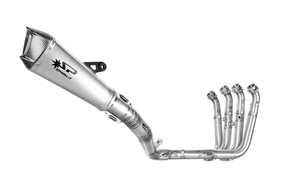 Bmw S 1000 RR (15-18) — FULL TITANIUM SYSTEM SBK version: TITANIUM collector + KONIX silencer