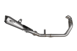 Aprilia RS 660 2020/23 / TUONO 660 2021/23 — RACING Full System with KONIX EVO silencer: TITANIUM manifold with TIG welded pipe in titanium and Konix Evo silencer