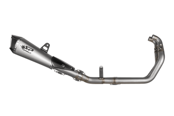 Aprilia RS 660 2020/23 / TUONO 660 2021/23 — RACING Full System with KONIX EVO silencer: TITANIUM manifold with TIG welded pipe in titanium and Konix Evo silencer