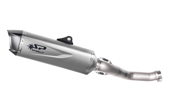 Kawasaki ZX 10 R - 2016 - 2019 - 3/4 kit: TITANIUM pipe + FORCE Evo silencer 400 mm