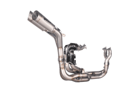 Ducati PANIGALE V4/S & V4R 2019-2023 - STREETFIGHTER V4 2020-2022  - RACING FULL SYSTEM 105 dB: TITANIUM headers with 2 silencers GRID-O under seat