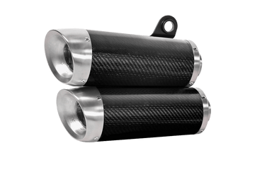 Ducati Monster 1100 EVO (11-13) — 2 EVO Silencer - Spark manifold fitment only