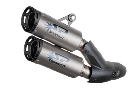 Ducati Monster 937 (21-24) — DYNO silencers - black anodized end caps