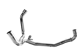 Ducati MULTISTRADA 1100 - 2007 - 2009 - RACING collector in stainless steel to eliminate catalyst - electropolished