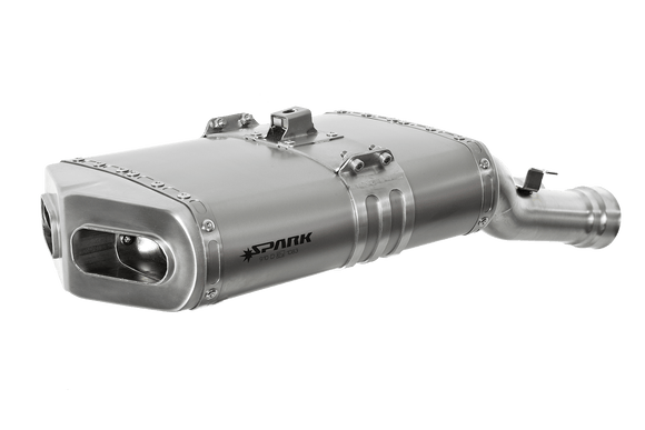 Ducati 749 / 999 — EVO II silencer + numberplate and light holder