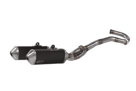 Honda Honda CRF 450 - 2015 - 2016- Full system OFF ROAD: Stainless steel Header with 2 silencers under seat