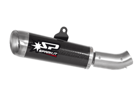 Ducati SCRAMBLER - 2015 - 2016 - EVO5 silencer with connecting pipe for lateral mounting and heat shield