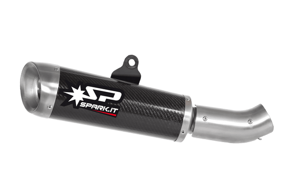 Ducati SCRAMBLER - 2015 - 2016 - EVO5 silencer with connecting pipe for lateral mounting and heat shield