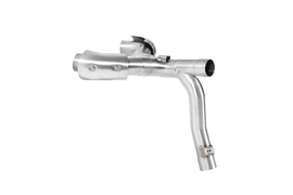 Ducati Monster 696 (08-14) / 796 (10-14) / 1100 - 1100 S (09-10) — Racing pipe 2in2 in AISI 304 stainless steel - for Spark silencers