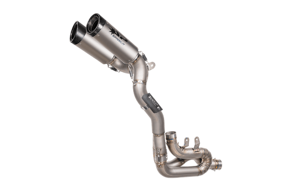 Ducati PANIGALE V4 / R / S (18-23) PANIGALE V4R (19-23) STREETFIGHTER V4 (20-22) — 3/4 kit: TITANIUM Collector + 2 silencers DYNO underseat