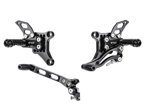 Bonamici Racing - Aluminium Rearsets - Ducati 848 2007-2011