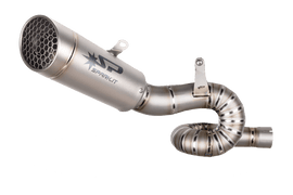 Triumph STREET TRIPLE 765 RS / R / S - 2023 - 2025 - 3/4 kit: TITANIUM racing manifold + GRID-O silencer