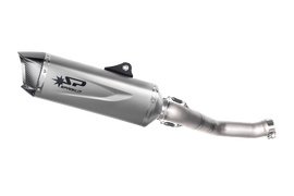 Kawasaki ZX 10 R - 2016 - 2019 - 3/4 kit: TITANIUM pipe with FORCE Evo silencer 350 mm