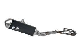 Kawasaki KX-F - 250 2017 - Full system OFF ROAD: Stainless steel collector with lateral silencer