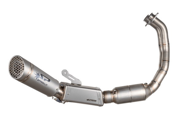 Yamaha MT 07 2021 - 2025 EU 4 & 5 — Full system stainless steel with pre-silencer and GRID-O silencer