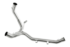 Ducati MULTISTRADA 1000 - 2003 -2006 - RACING collector in stainless steel to eliminate catalyst - electropolished