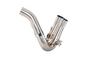 Ducati HYPERMOTARD 821 / HYPERSTRADA 2013 - 2015 - 2in1 RACING pipe in stainless steel - for Force Spark silencer