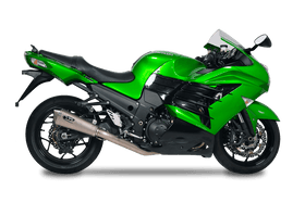 Kawasaki ZX14R - 2012 - 2024 - RACING full system  stainless steel collector with KONIX silencer