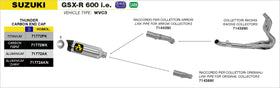 Suzuki GSX-R 600 i.e. GP2 silencers kit - 0