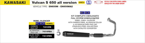 Kawasaki Vulcan S 650 Racing collectors