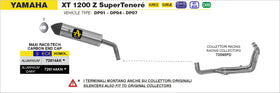 Yamaha XT 1200Z Super Ténéré Maxi Race-Tech Approved titanium silencer with carby end cap - 0