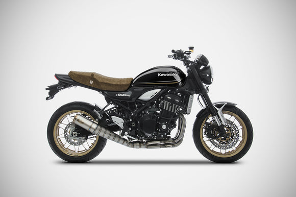 CLEARANCE - KAWASAKI Z900RS (18-20) ZARD TITANIUM FULL EXHAUST SYSTEM (REMOVABLE BAFFLE) SNAKE WELDS
