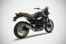 CLEARANCE - KAWASAKI Z900RS (18-20) ZARD TITANIUM FULL EXHAUST SYSTEM (REMOVABLE BAFFLE) SNAKE WELDS-2