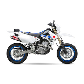 SUZUKI DRZ400 S - (2002-2008) Yoshimura Carbon RS-2 Stainless Full System - Stainless Header - Race Series - Removable Baffle