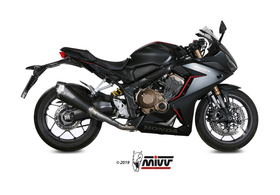 MIVV FULL SYSTEM SPORT DELTA RACE STEEL BLACK HONDA CBR 650 R - 0