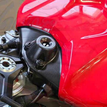 Flamingo Corse - DUCATI PANIGALE V4 / S 2025 Carbon key block cover - 0