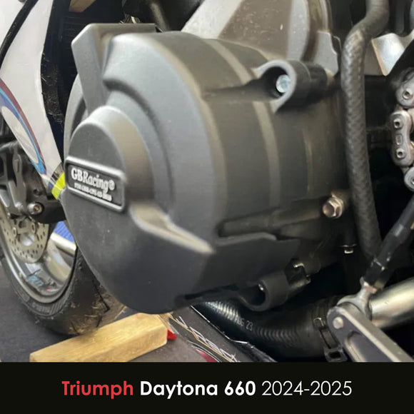 GB Racing Triumph Daytona 660 2024-2026 Stock Secondary Engine Cover - Alternator/Generator
